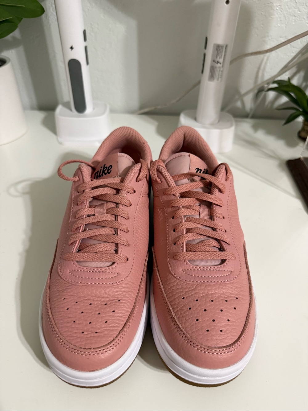 Nike Women’s Dusty Rose Leather Sneakers